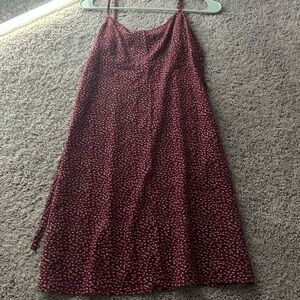 Brandy Melville Burgundy Midi Dress